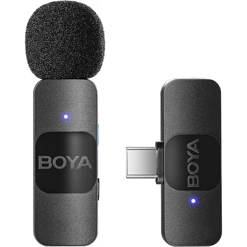 BOYA Wireless Lavalier Microphone - BY-V10 - for Android Mini Lapel USB-C connection — Buy in Cyprus with Fast Delivery
