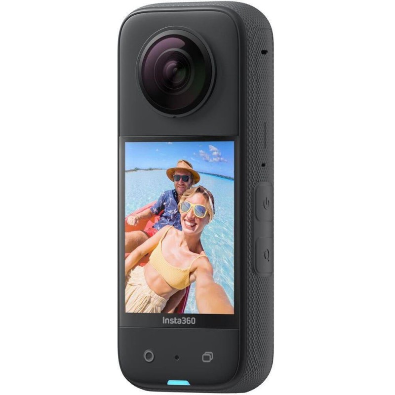 Insta360 - X3 - Waterproof 360 Action Camera with 1/2" 48MP Sensors, 5.7K 360 Active HDR Video, 4K 72MP