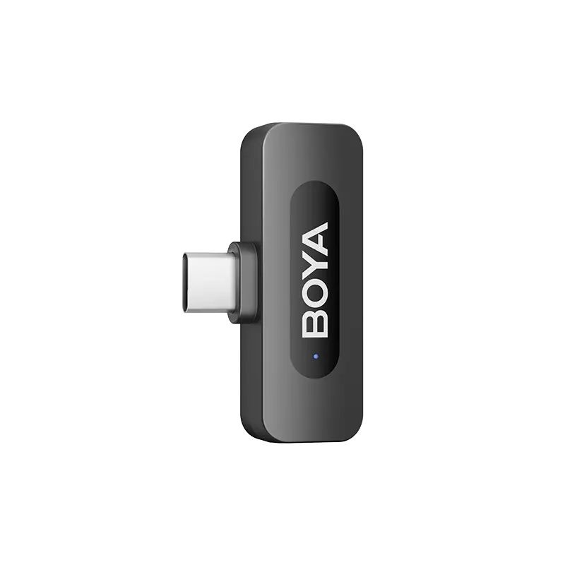 BOYA Combo Mobile Wireless Microphone for Android iPhone - BY-V3 - USB-C & Lightning, 2-person vlog with dock
