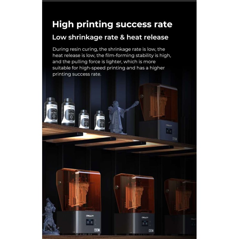 Creality Fast Resin UV Curable Resin - 3302180005 - Gray — Buy in Cyprus with Fast Delivery