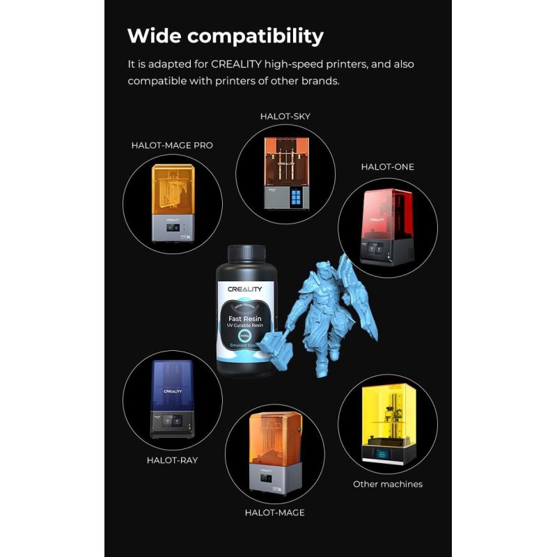 Creality Fast Resin UV Curable Resin - 3302180005 - Gray — Buy in Cyprus with Fast Delivery