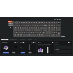 Keychron Q5 HE - Q5H-M1 - QMK Wireless Custom Hall Effect Keyboard Purple Switch 96% US Layout