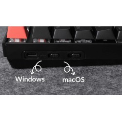 Keychron K8 V2 - K8X-H3 - QMK Wireless Mechanical Keyboard Brown Switch HotSwap RGB 80% US Layout