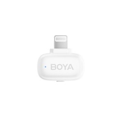 BOYA Mini iPhone Lightning & Type-C White - 2.4GHz 2mic Wireless Microphone with Charging Box