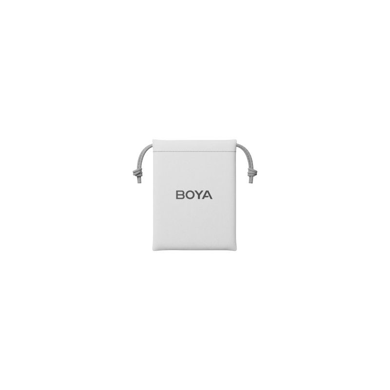 BOYA Mini iPhone Lightning & Type-C White - 2.4GHz 2mic Wireless Microphone with Charging Box