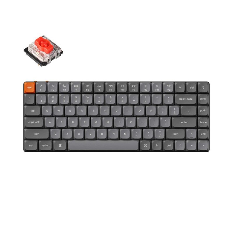 Keychron K3 Max - K3M-H1 - QMK VIA Wireless Custom Mechanical Keyboard-Red Switch Hot-Swappable 75% US