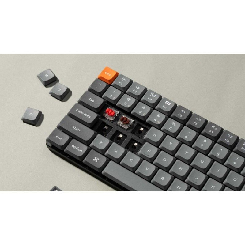 Keychron K3 Max - K3M-H1 - QMK VIA Wireless Custom Mechanical Keyboard-Red Switch Hot-Swappable 75% US