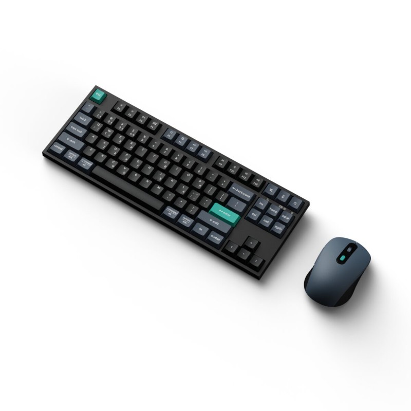 Keychron B33 Combo - KCBD1-GR - Wireless Keyboard and Mouse 80% Greek Layout Black-Green — Buy in Cyprus with Fast Delivery