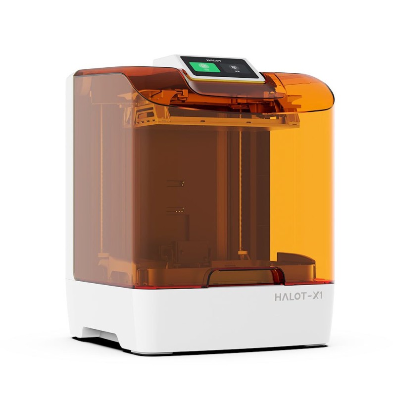 Creality 3D Printer - Halot-X1 - 16k, Leveling-Free, Twist to Release Resin 3D Printer, 21x12x20cm