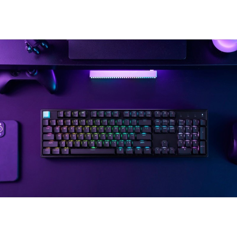 Keychron K10 HE - K10H-J1 - Shine-Through Wireless Magnetic Hall Effect RGB Keyboard 100% US Layout