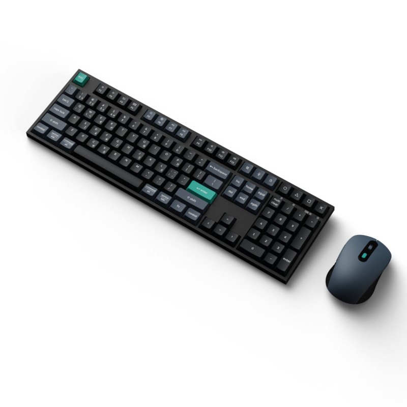 Keychron B36 Combo - KCBD2-GR - Wireless Keyboard and Mouse - 100% GR Layout - Black-Green — Buy in Cyprus with Fast Delivery