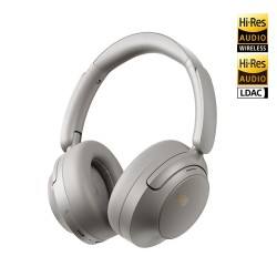 QCY Headphones Grey - H3S - Type-C & Bluetooth 6.0 ANC iOS Android Call Noise Cancelling Headset 102h