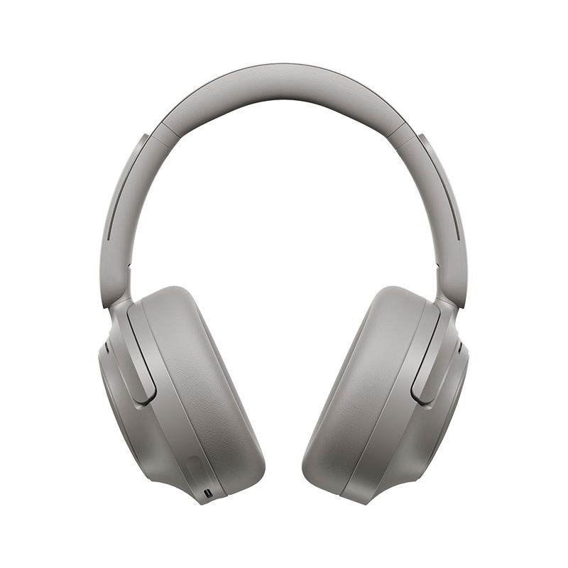 QCY Headphones Grey - H3S - Type-C & Bluetooth 6.0 ANC iOS Android Call Noise Cancelling Headset 102h