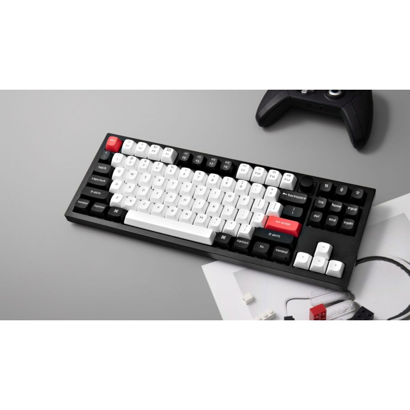 Keychron Q3 HE - Q3H-M1 - QMK Wireless Custom Hall Effect Keyboard Purple Switch 80% US Layout