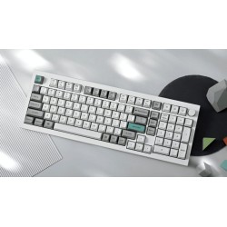 Keychron Q5 Max - Q5M-P1 - QMK VIA Wireless Custom Mechanical White Keyboard-Red Switch 96% US Layout
