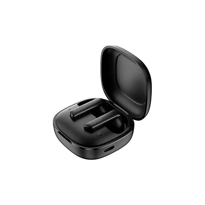 QCY Melobuds ANC TWS Black Dual Driver 6-mic noise cancel. True Wireless Earbuds - HT05 - 10mm drivers