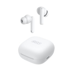 QCY ANC White - T13 - TWS 10mm Dynamic Driver, 4-mic 28dB ANC, Bluetooth 5.3, 7hr-30hr, 75ms latency