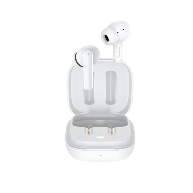 QCY ANC White - T13 - TWS 10mm Dynamic Driver, 4-mic 28dB ANC, Bluetooth 5.3, 7hr-30hr, 75ms latency