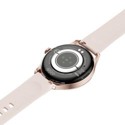 QCY Watch Elite - S11 - Pink Gold, Small metal, 1,19' AMODEL, Fashion BT Call, IPX8 Waterproof, 7Day always
