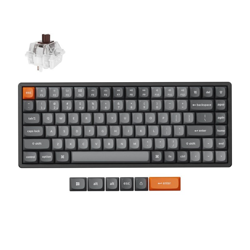 Keychron K2 Max - K2M-J3 - QMK Wireless Mechanical Keyboard Brown Switch (Hot-Swap) 75% US Layout