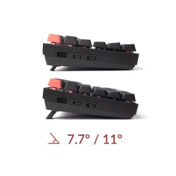 Keychron K8 V2 - K8X-J3 - QMK Wireless Mechanical Keyboard Brown Switch HotSwap RGB 80% US Lay Alum