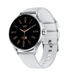 QCY Watch Elite - S11 - Grey Small metal 1,19' AMODEL Fashion BT Call IPX8 Waterproof 7Day always on