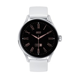 QCY Watch Elite - S11 - Grey Small metal 1,19' AMODEL Fashion BT Call IPX8 Waterproof 7Day always on