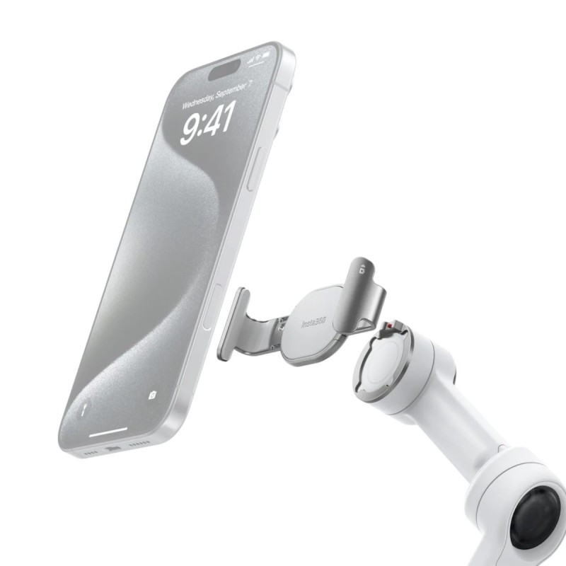 Insta360 Flow Magnetic Phone Clamp - Flow 2 Pro - Grey — Buy in Cyprus with Fast Delivery