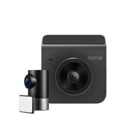 70mai Dash Cam Grey with Screen set with Rearview cam RC09 - A400-1 - 1440P, 145FOV, 500mAh Car Camera