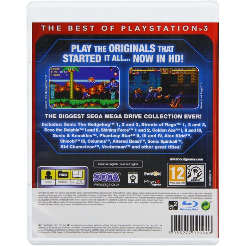 MEGADRIVE ULTIMATE COLLECTION - PS3 — Buy in Cyprus with Fast Delivery