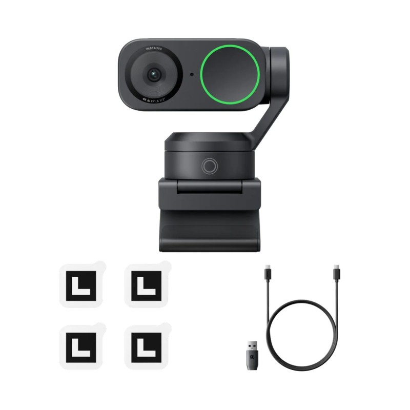 Insta360 Link - Link 2 - 2 Axis Gimbal Edition 4k WebCam, Smart Control, AI Tracking — Buy in Cyprus with Fast Delivery