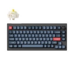 Keychron V1 Max - V1M-D4 - QMK VIA Wireless Custom Mechanical Keyboard Banana Switch RGB 75% US