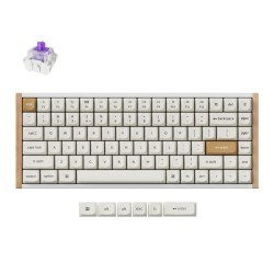 Keychron K2 HE - K2H-Q1 - Wireless Magnetic Hall Effect RGB Keyboard 75% US Special Edition Wood White
