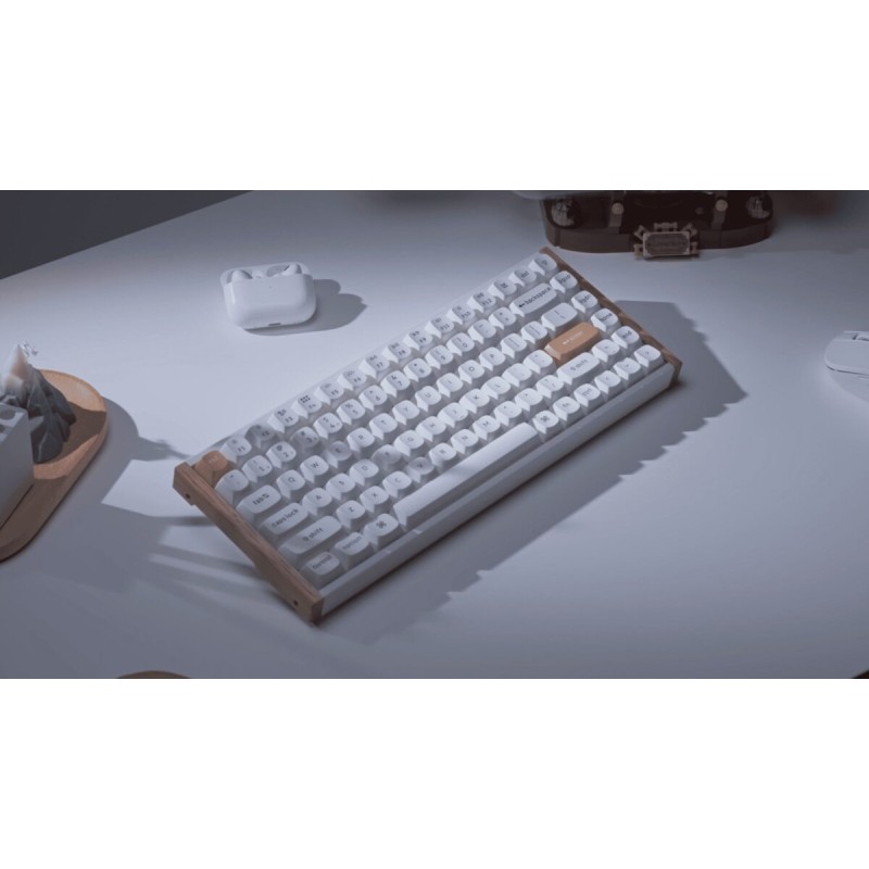Keychron K2 HE - K2H-Q1 - Wireless Magnetic Hall Effect RGB Keyboard 75% US Special Edition Wood White