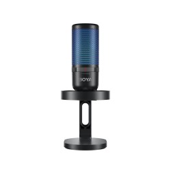 BOYA USB RGB Microphone Supercardioid with shockmount - BY-K3 - 2 zones RGB — Buy in Cyprus with Fast Delivery