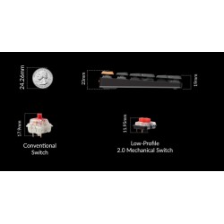 Keychron K3 V3 - K3X-B1 - QMK Wireless Mechanical Keyboard Red Switch RGB 75% US Layout — Buy in Cyprus with Fast Delivery