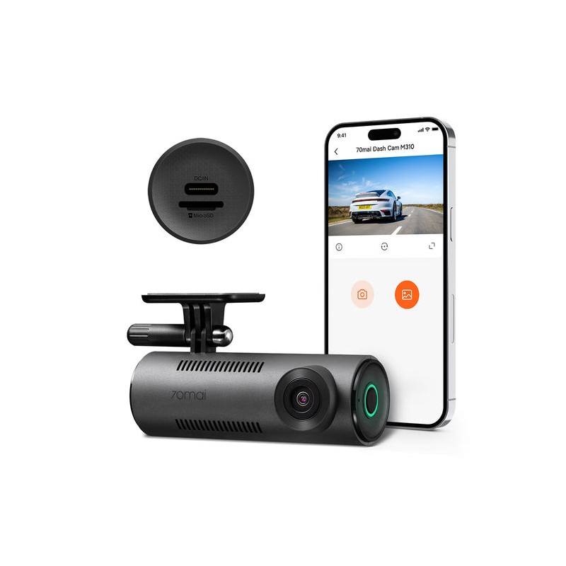 70mai Dash Cam - M310 - 1296P, 300mAh Car Camera — Buy in Cyprus with Fast Delivery