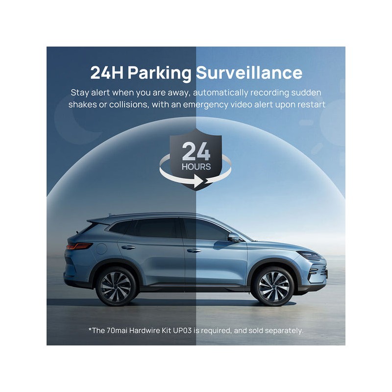 70mai Dash Cam - M310 - 1296P, 300mAh Car Camera — Buy in Cyprus with Fast Delivery