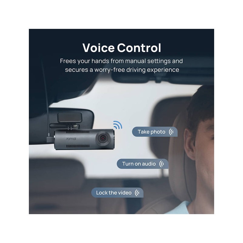 70mai Dash Cam - M310 - 1296P, 300mAh Car Camera — Buy in Cyprus with Fast Delivery