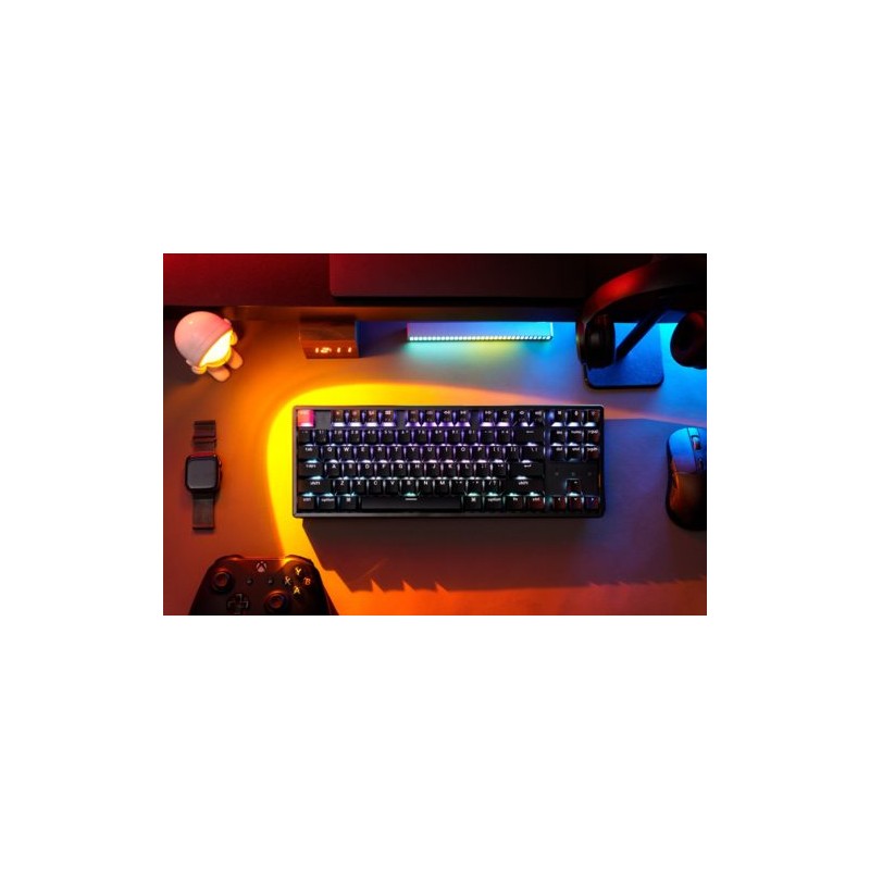 Keychron K8 V2 - K8X-C1 - QMK Wireless Mechanical Keyboard Red Switch RGB 80% US Lay Aluminum Frame