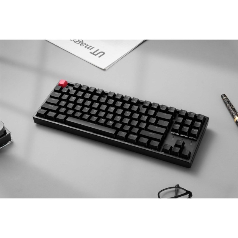 Keychron K8 V2 - K8X-C1 - QMK Wireless Mechanical Keyboard Red Switch RGB 80% US Lay Aluminum Frame