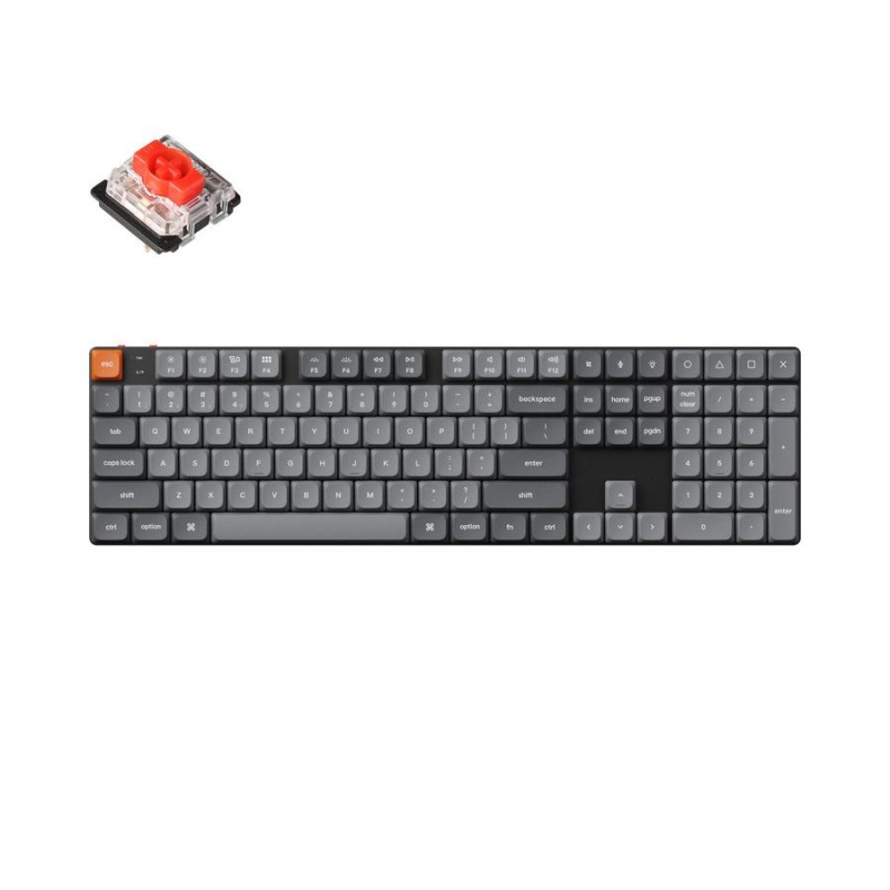Keychron K5 Max - K5M-H1 - QMK VIA Wireless Custom Mechanical Keyboard-Red Switch Hot-Swap 100% US