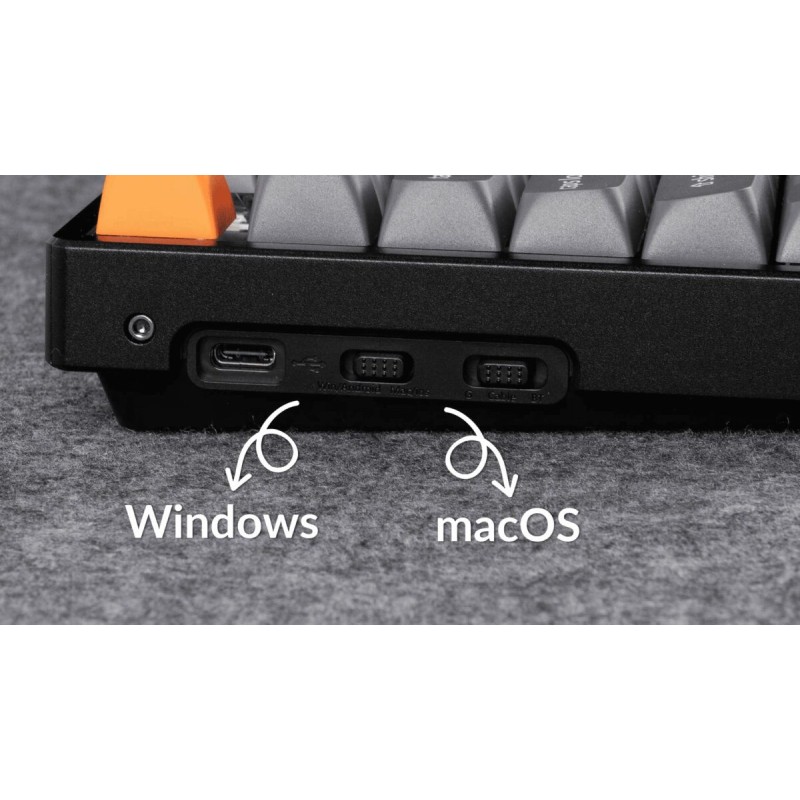 Keychron K8 Max - K8M-B3 - QMK Wireless Mechanical Keyboard Brown Switch RGB 80% US Layout — Buy in Cyprus with Fast Delivery