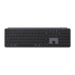 Keychron B6 Pro - B6P-K1 - Ultraslim Wireless BT Keyboard ZMK Online customization - Gray 100% US Layout