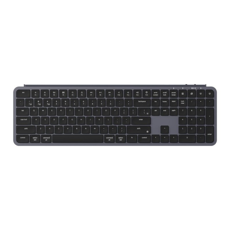 Keychron B6 Pro - B6P-K1 - Ultraslim Wireless BT Keyboard ZMK Online customization - Gray 100% US Layout