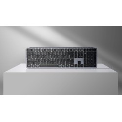 Keychron B6 Pro - B6P-K1 - Ultraslim Wireless BT Keyboard ZMK Online customization - Gray 100% US Layout