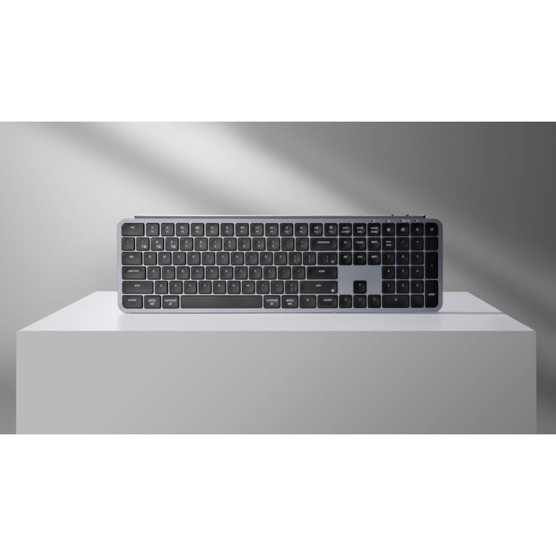 Keychron B6 Pro - B6P-K1 - Ultraslim Wireless BT Keyboard ZMK Online customization - Gray 100% US Layout