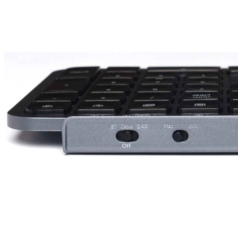 Keychron B6 Pro - B6P-K1 - Ultraslim Wireless BT Keyboard ZMK Online customization - Gray 100% US Layout