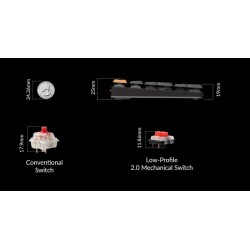 Keychron K5 V2 - K5X-B3 - QMK Wireless Mechanical Keyboard Brown Switch RGB 100% US Layout — Buy in Cyprus with Fast Delivery