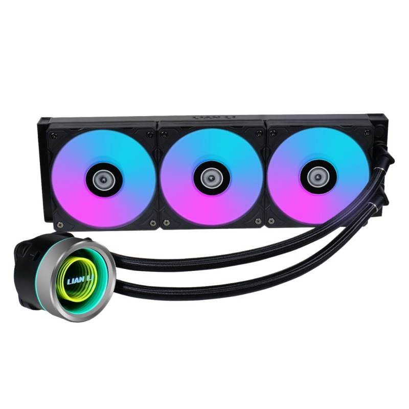 Lian Li Galahad II Trinity - 360 - Black, AIO GPU Liquid Cooler with ARGB Fans — Buy in Cyprus with Fast Delivery